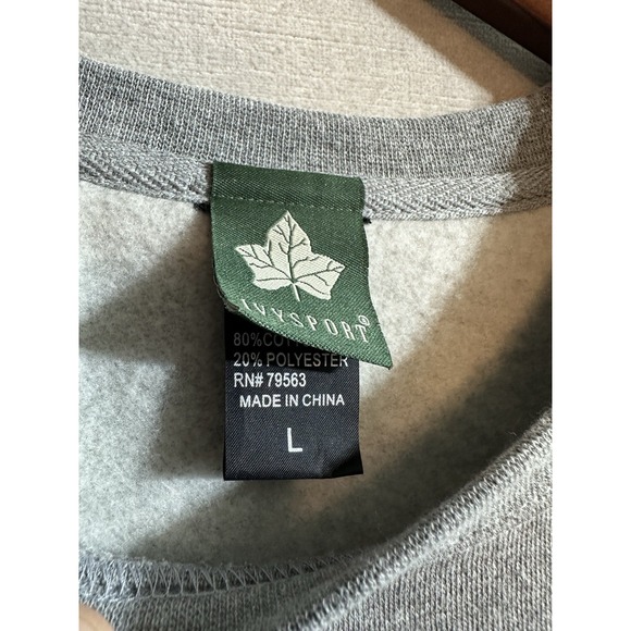 NWOT Dartmouth Sweatshirt Crewneck Long Sleeve Ivy Sport Size Large Grey - Picture 2 of 4